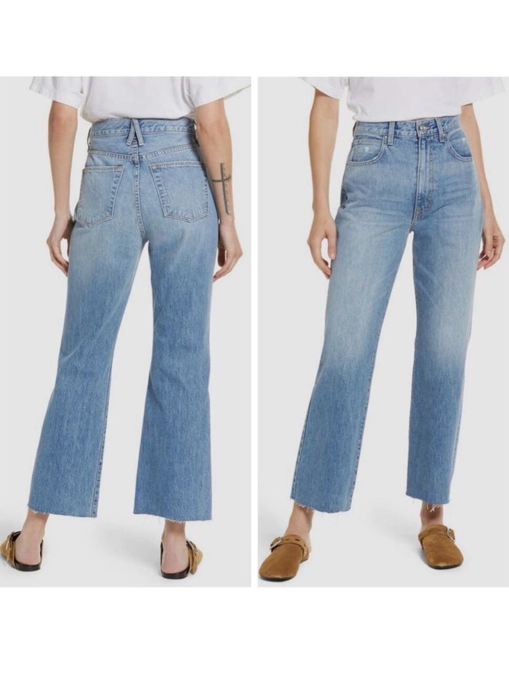 SLVRLAKE Frankie high rise crop Jean